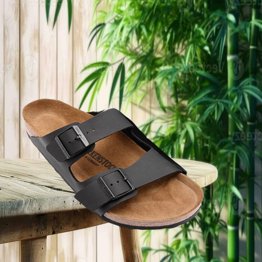 Birrkenstoc leather strap Arizona black